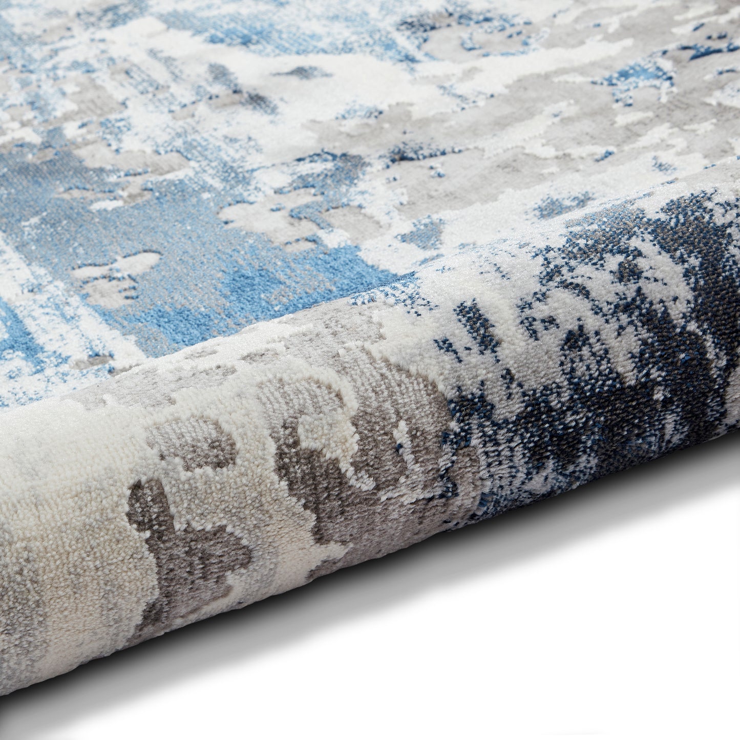 Apollo GR580 Grey & Navy Rug