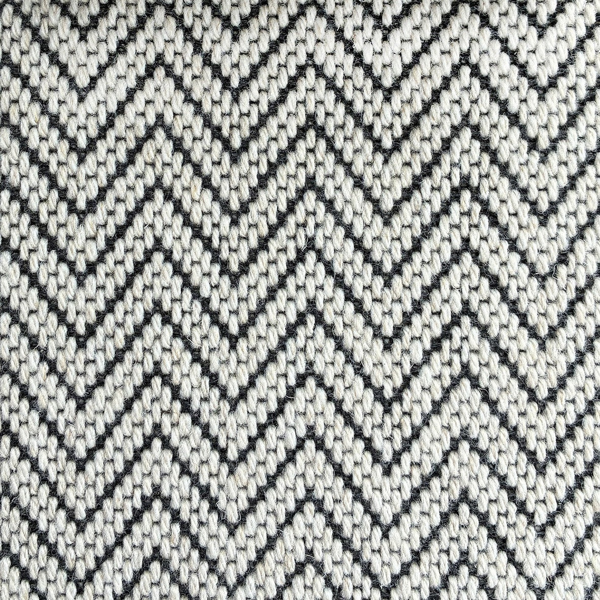 Herringbone Axis Flatweave Wool Carpet Collection