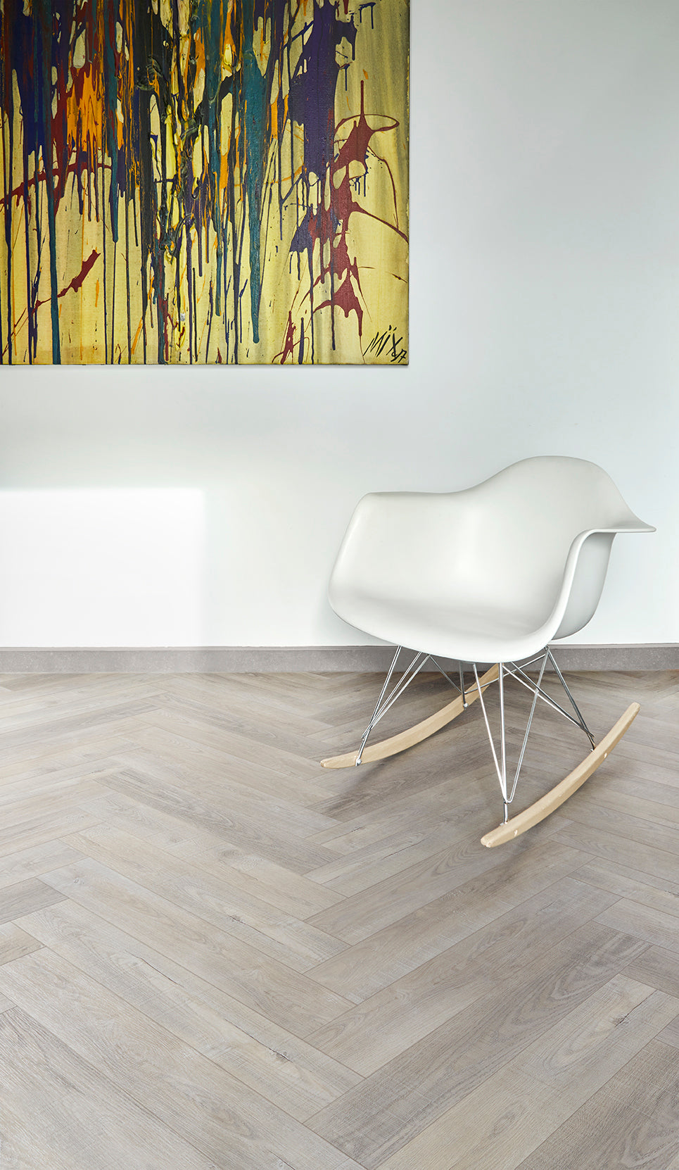 COREtec Naturals Herringbone Collection Rigid Core Click Luxury Vinyl Tile Plank