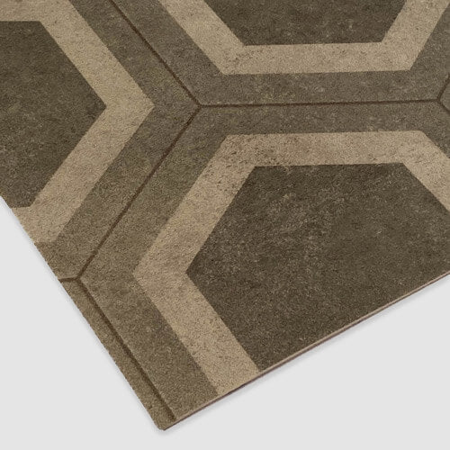 Opal Honeycombe Tile Vinyl Flooring