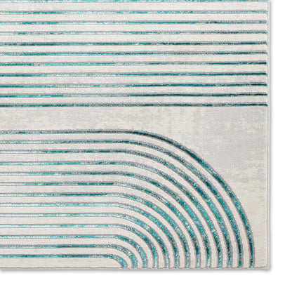 Apollo 2683 Grey & Green Rug