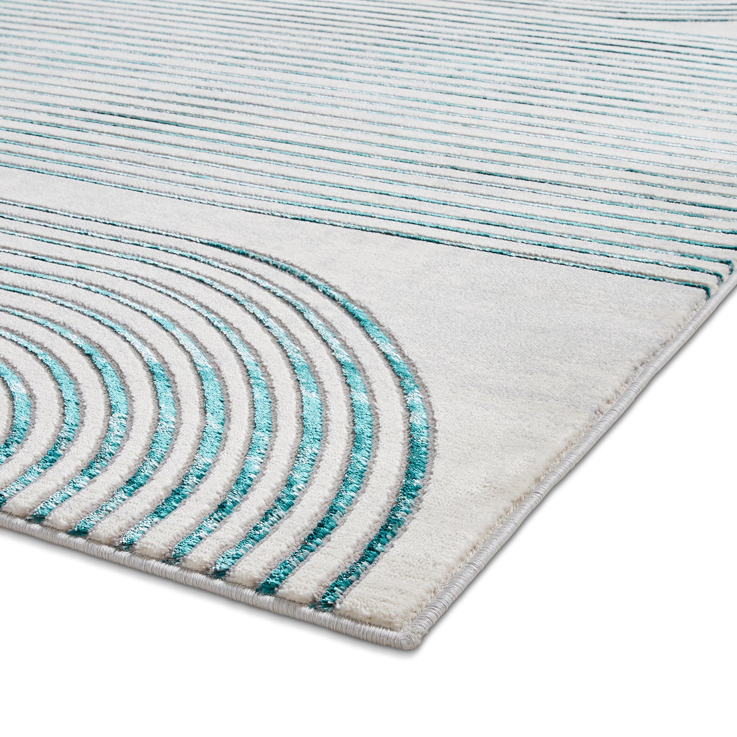 Apollo 2683 Grey & Green Rug