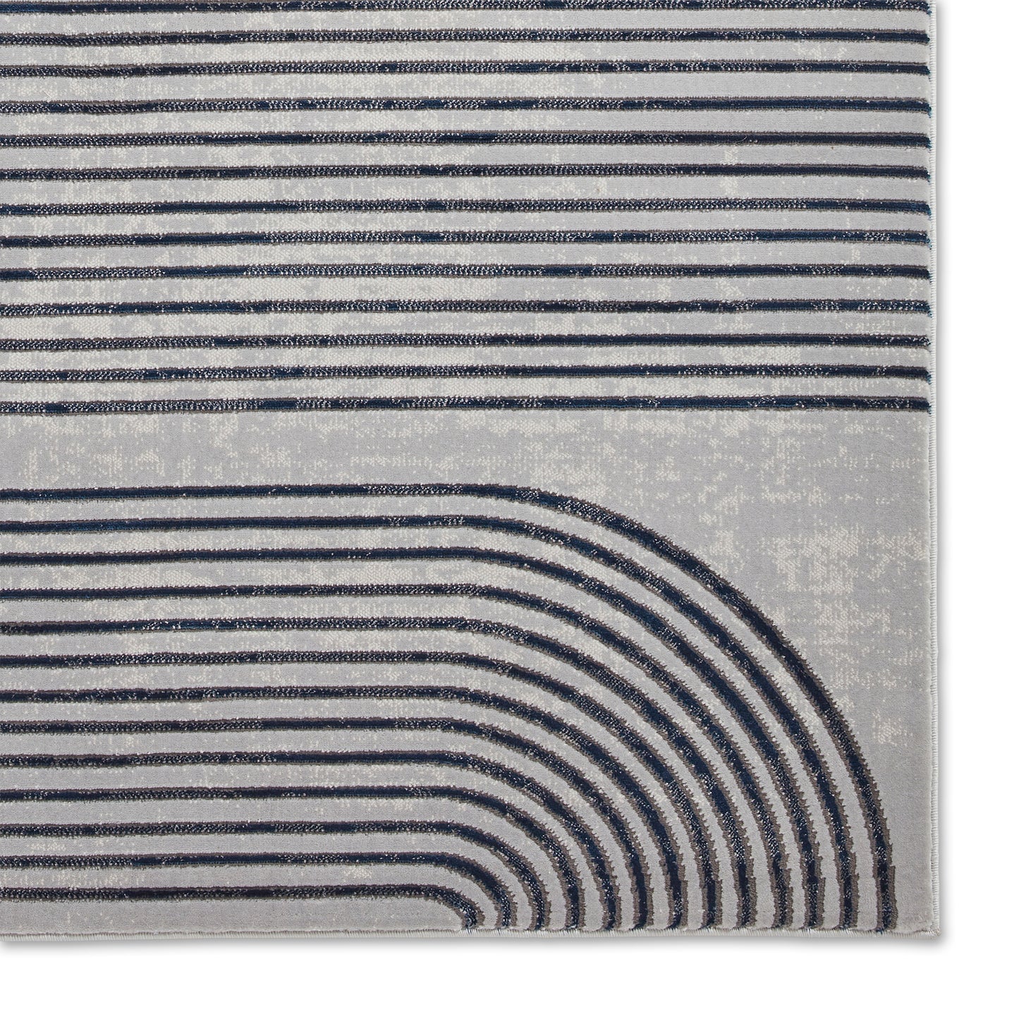 Apollo 2683 Grey & Navy Rug