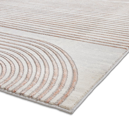 Apollo 2683 Grey & Rose Rug