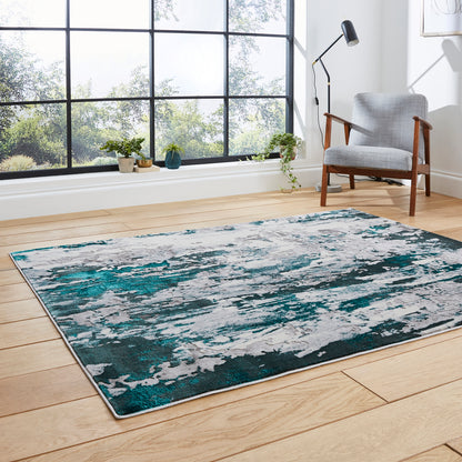 Apollo GR580 Grey & Green Rug