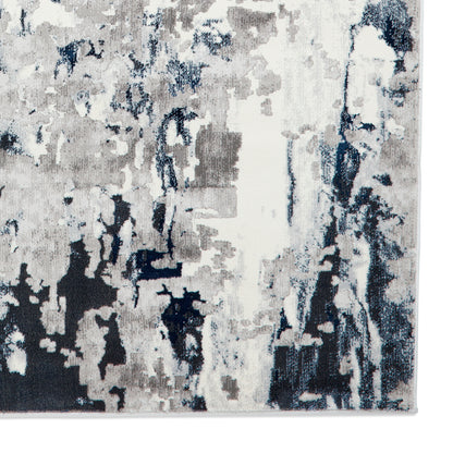Apollo GR580 Grey & Navy Rug