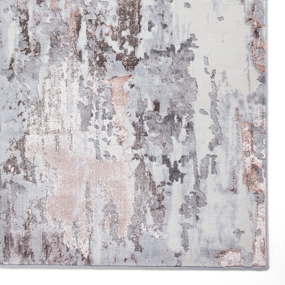 Apollo GR580 Grey & Rose Rug