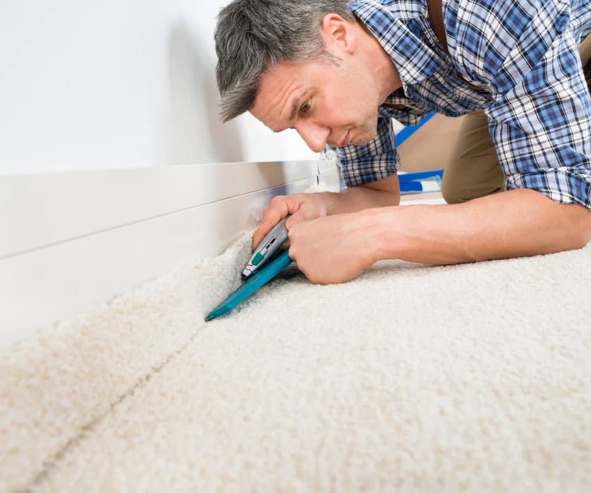 trimming carpets