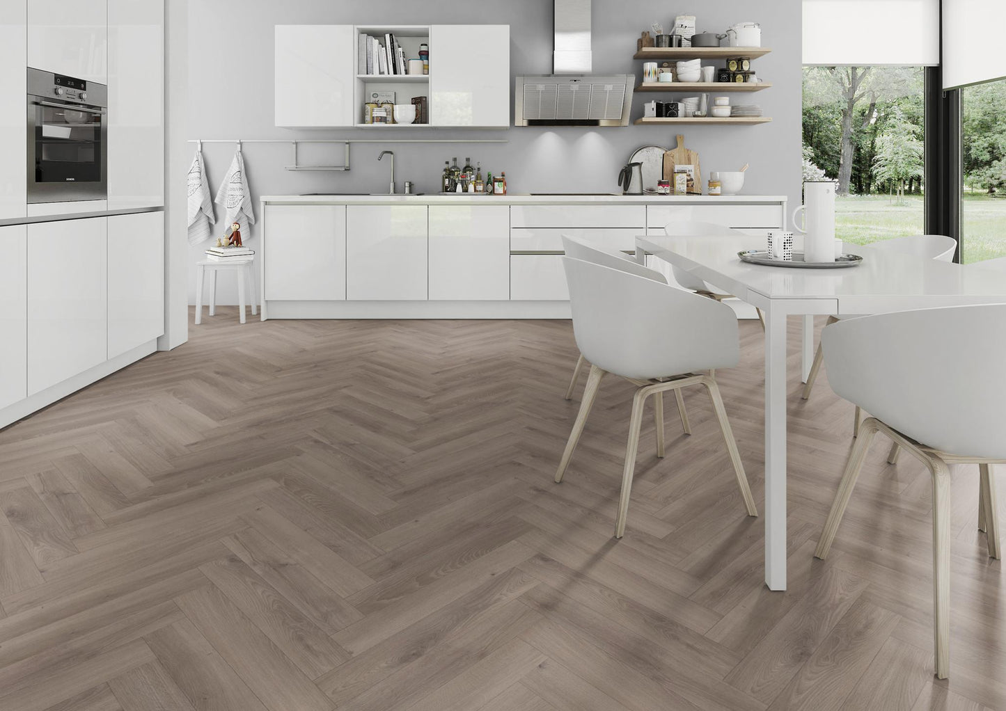 Lignum Fusion 12mm Laminate Herringbone Flooring