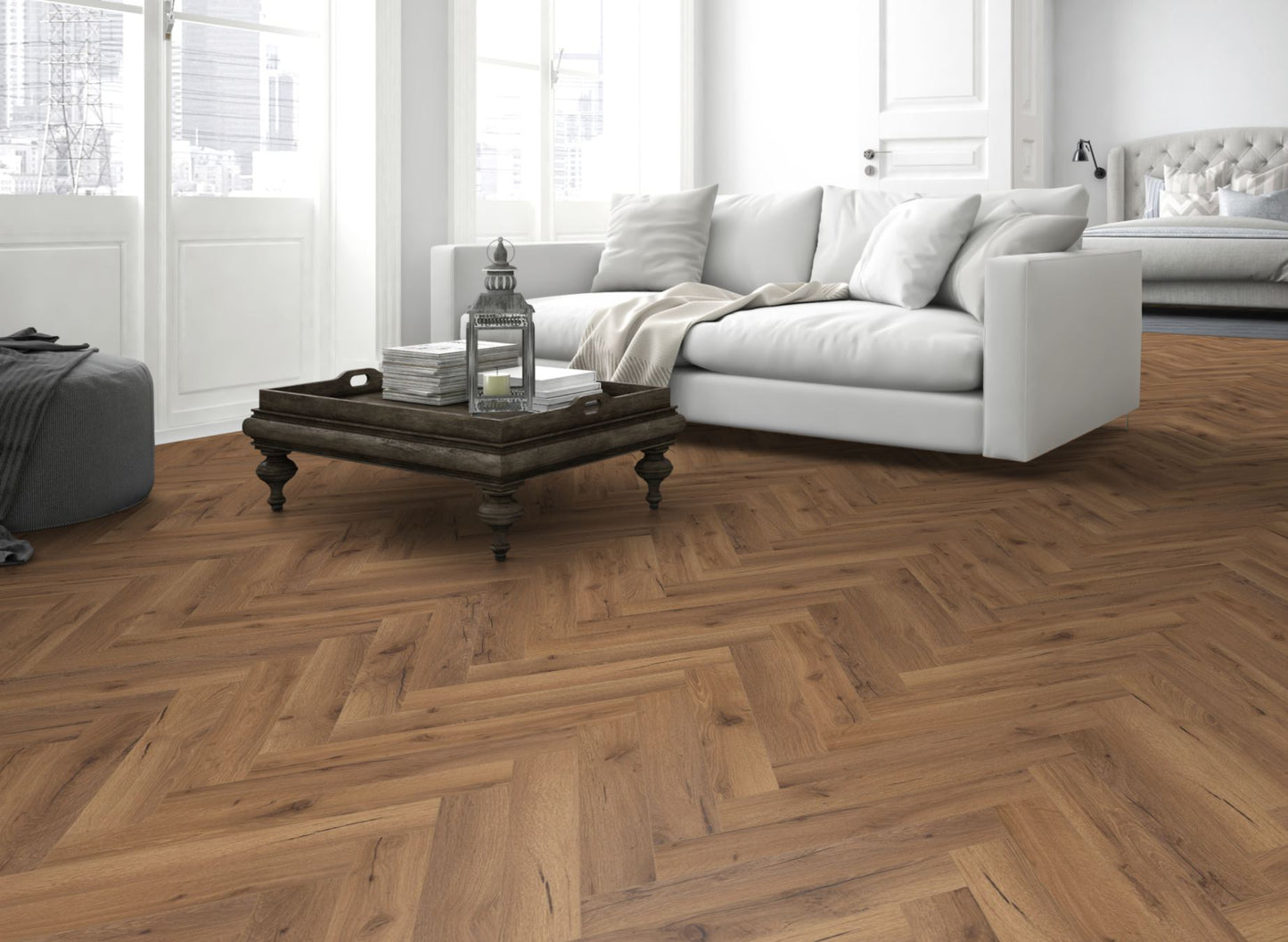 Lignum Fusion 12mm Laminate Herringbone Flooring