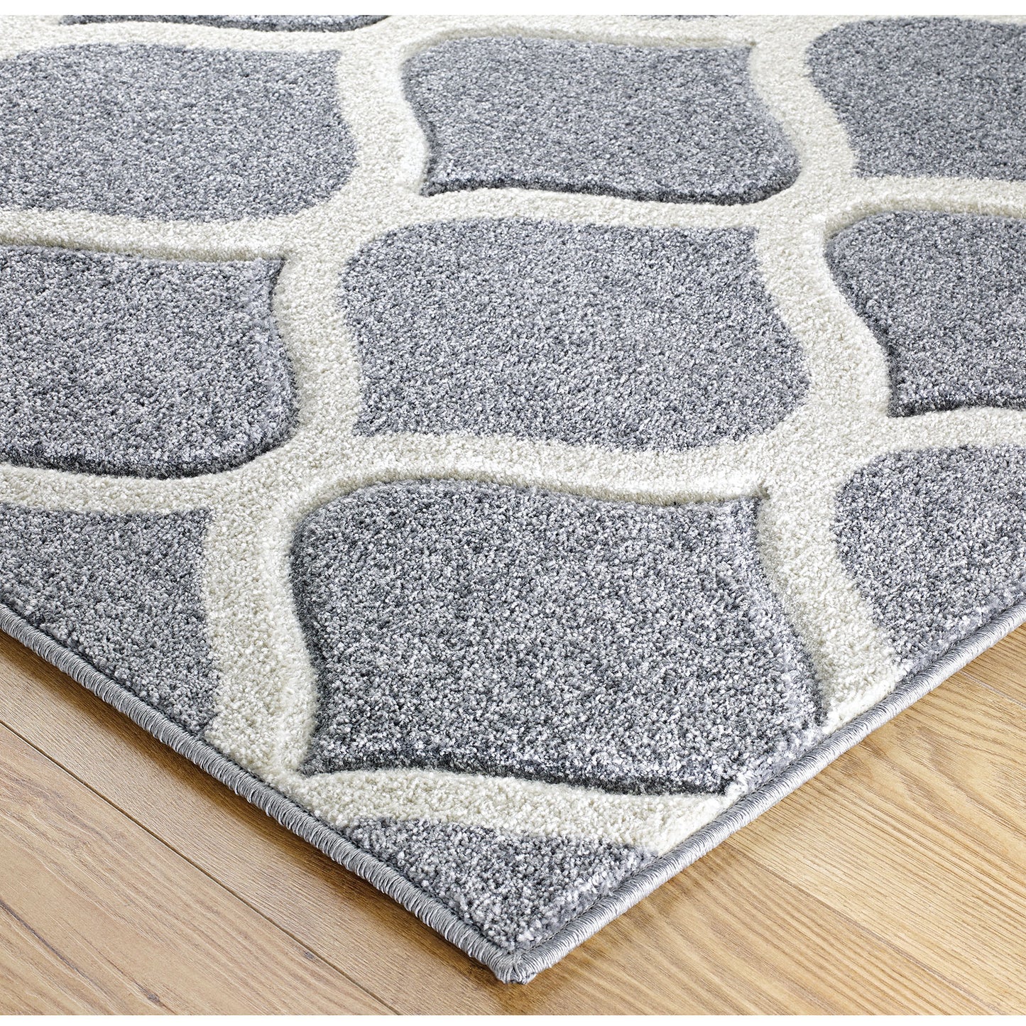 Portland Grey/Cream Rug (10951)