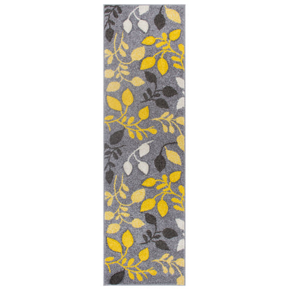 Portland Grey/Cream/Yellow Rug (10961)